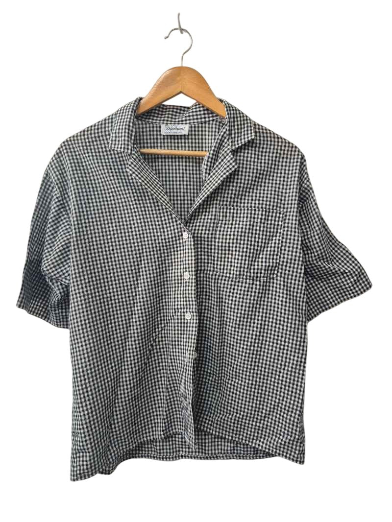 Lady Diplomat Checkered Blouse Vintage