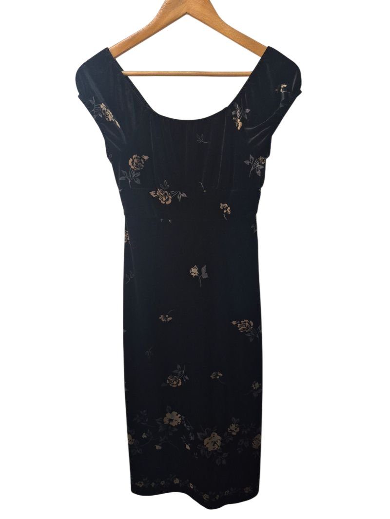 Girlfriends Floral Midi Dress Vintage