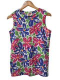 Huntington Ridge Floral Sleeveless Top Vintage