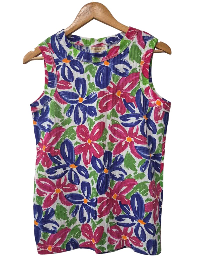 Huntington Ridge Floral Sleeveless Top Vintage
