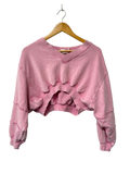 Out from Under Cropped V-Neck Long Sleeves