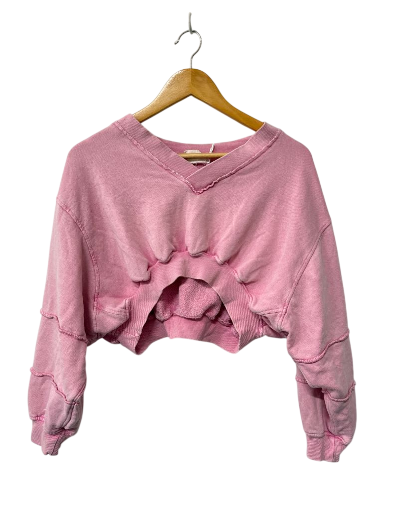 Out from Under Cropped V-Neck Long Sleeves
