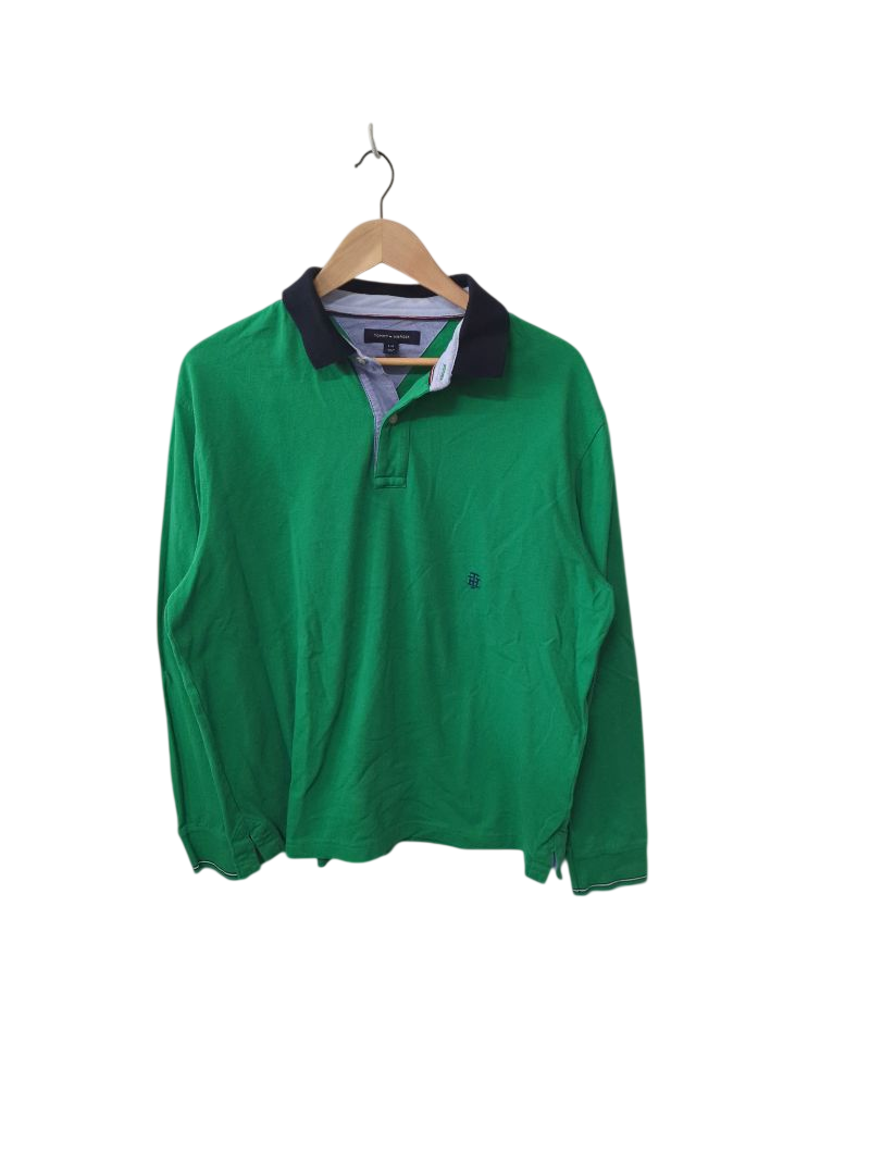 Tommy Hilfiger Collared Polo Long Sleeves