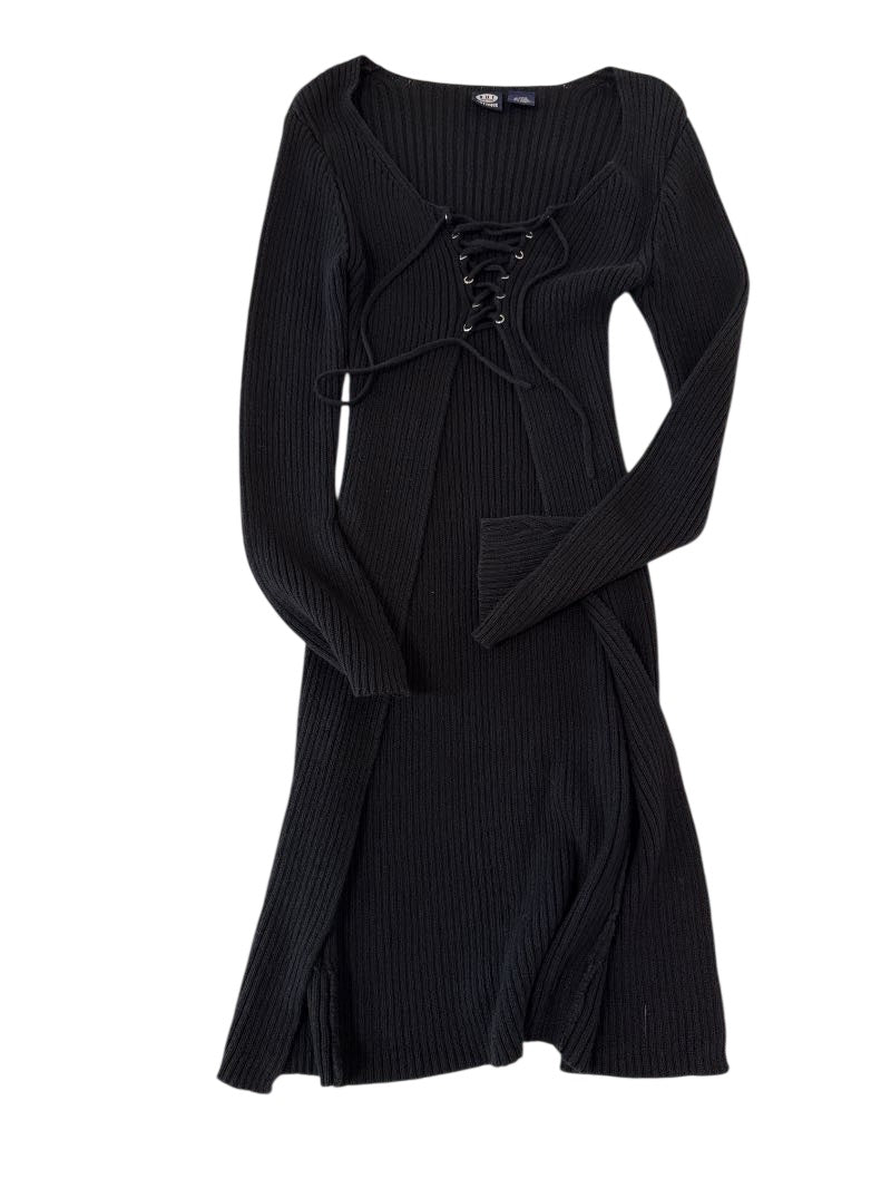 Rue options Lace-Up Sweater Dress Vintage