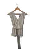 Rachel Zoe V-Neck Peplum Tanks