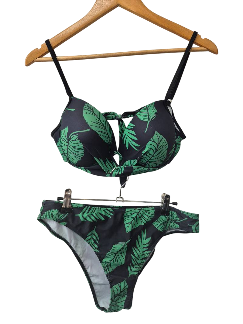 Leaf Print Bikini Swimwear