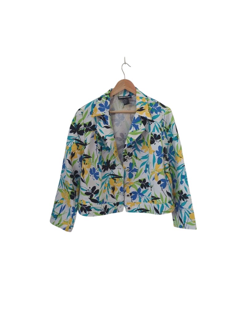 Requirements Floral Blazer Vintage