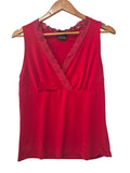 JKLA Lace Trim V-Neck Tanks