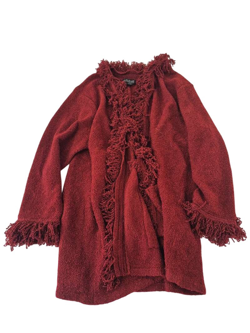 Dialogue Fringed Cardigan Sweaters