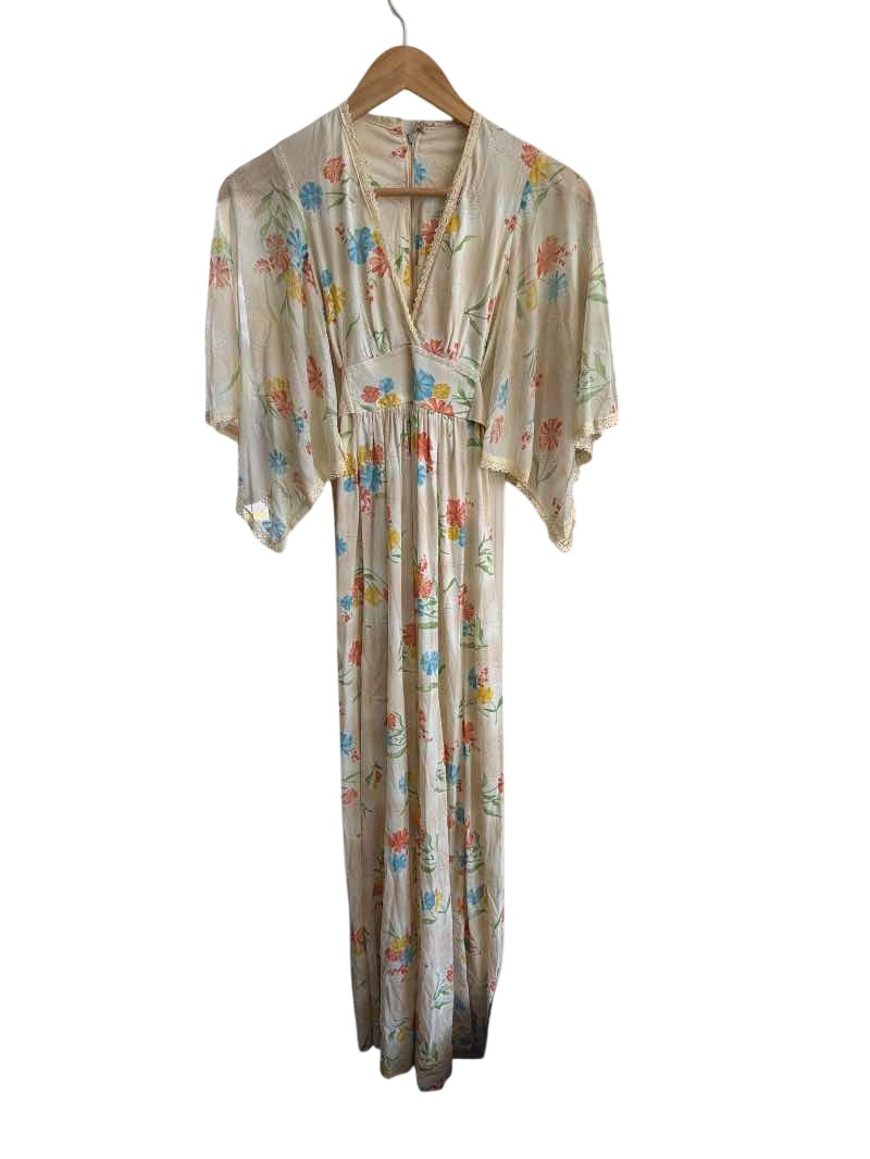 Floral Maxi Dress Vintage