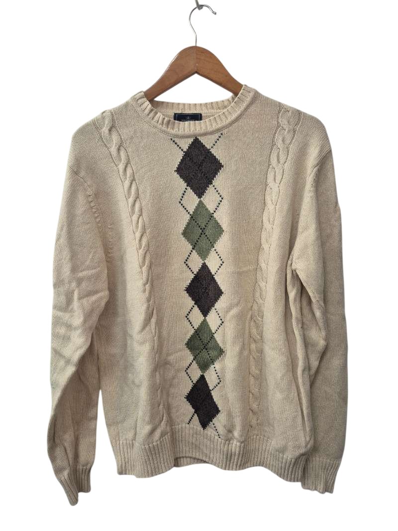 Dockers Argyle Sweater Vintage