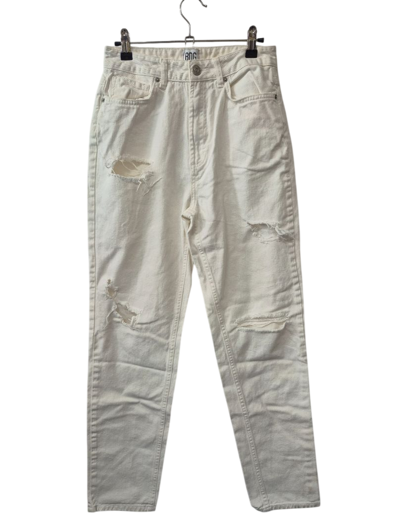 BDG Distressed Straight-Leg Pants