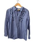Collections  Embroidered Button-Down Shirt Vintage