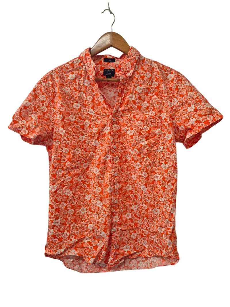 J Crew Floral Button-Up Short Sleeves