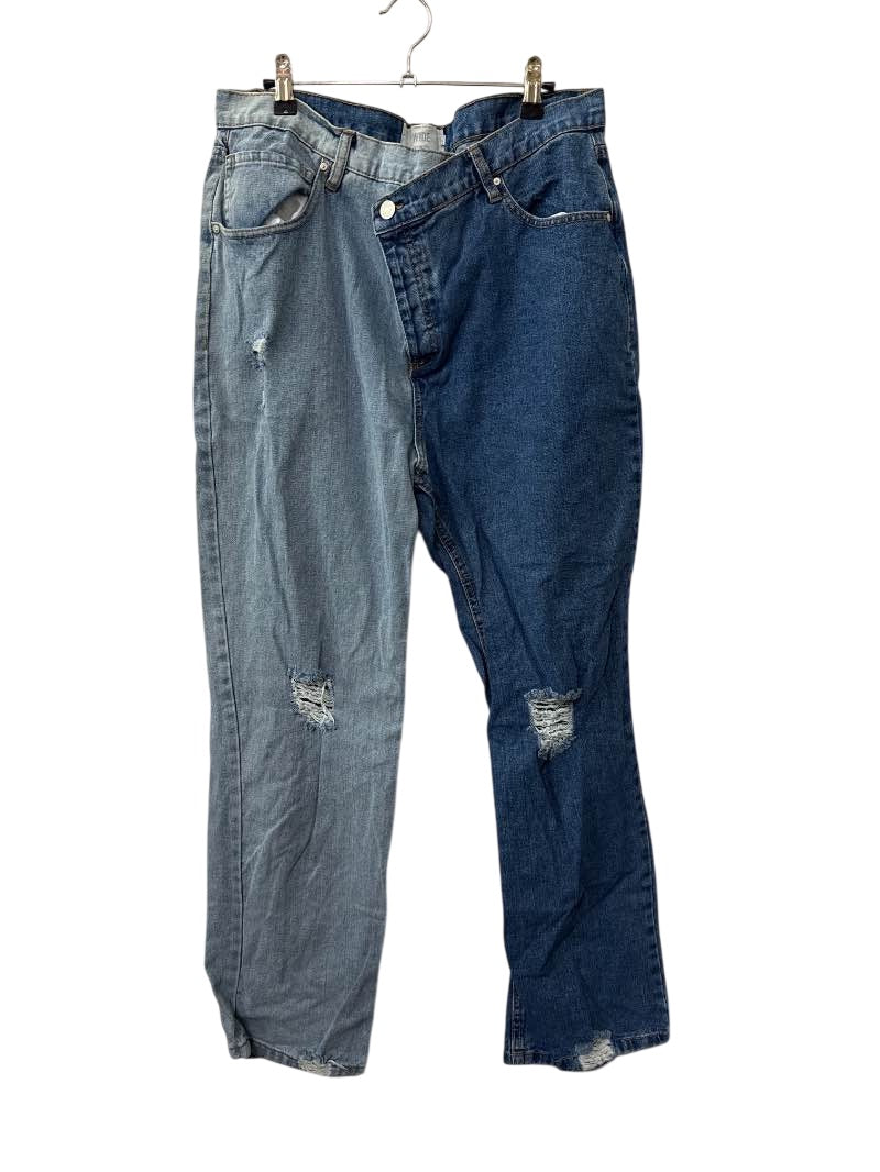 Refuge Patchwork Distressed Jeans