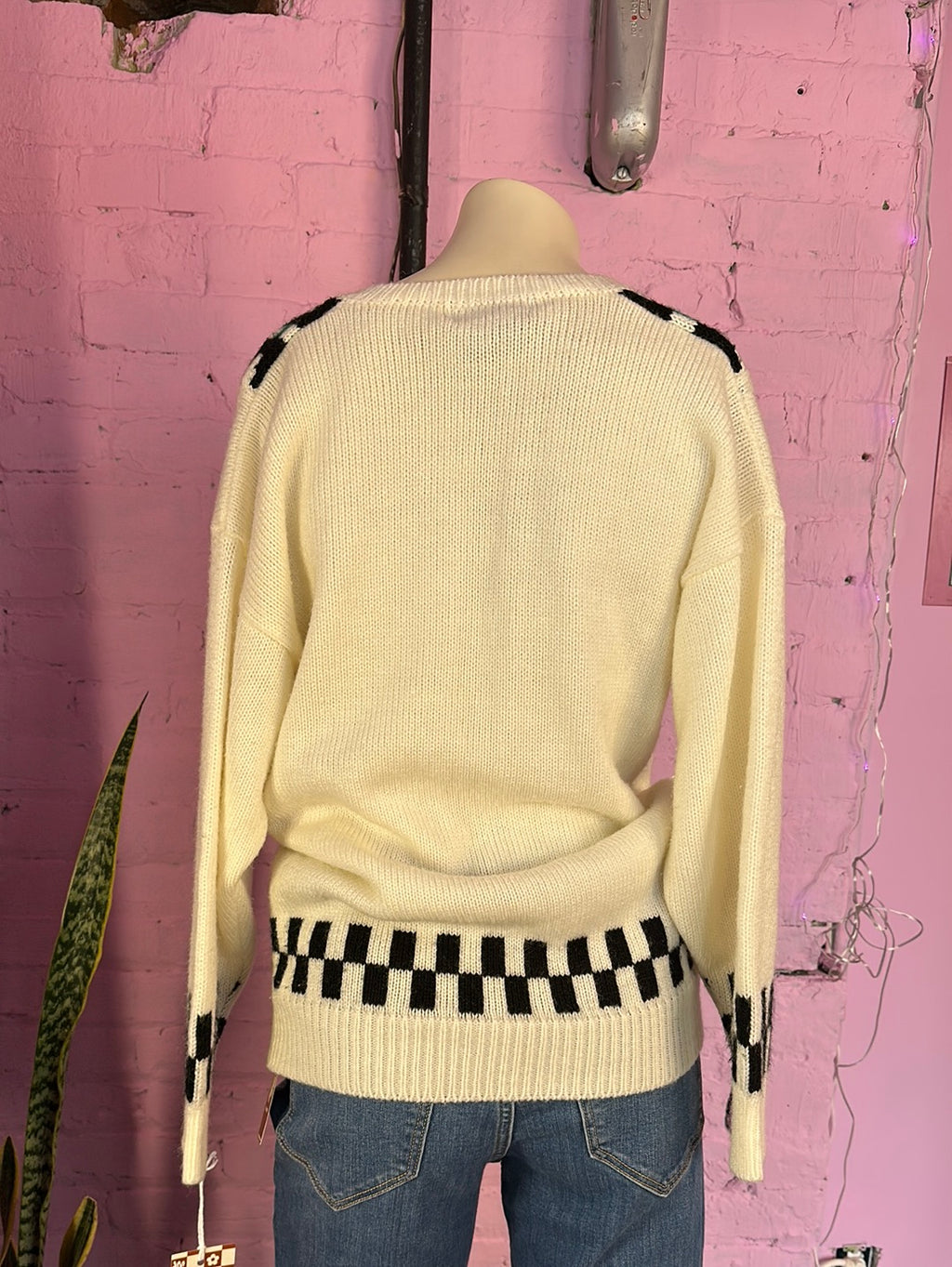 Cream Lsimsbury Sweater, S