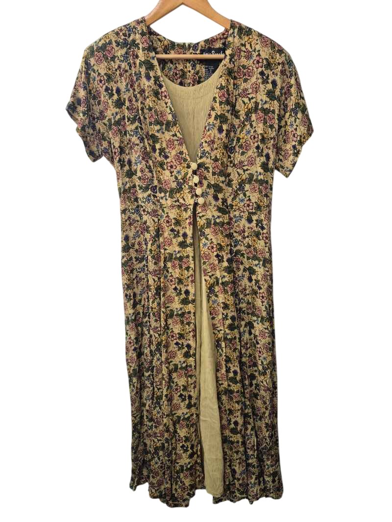Jamie Brooke Floral Maxi Dress Vintage