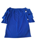 Club London Off-Shoulder Ruffle Dresses
