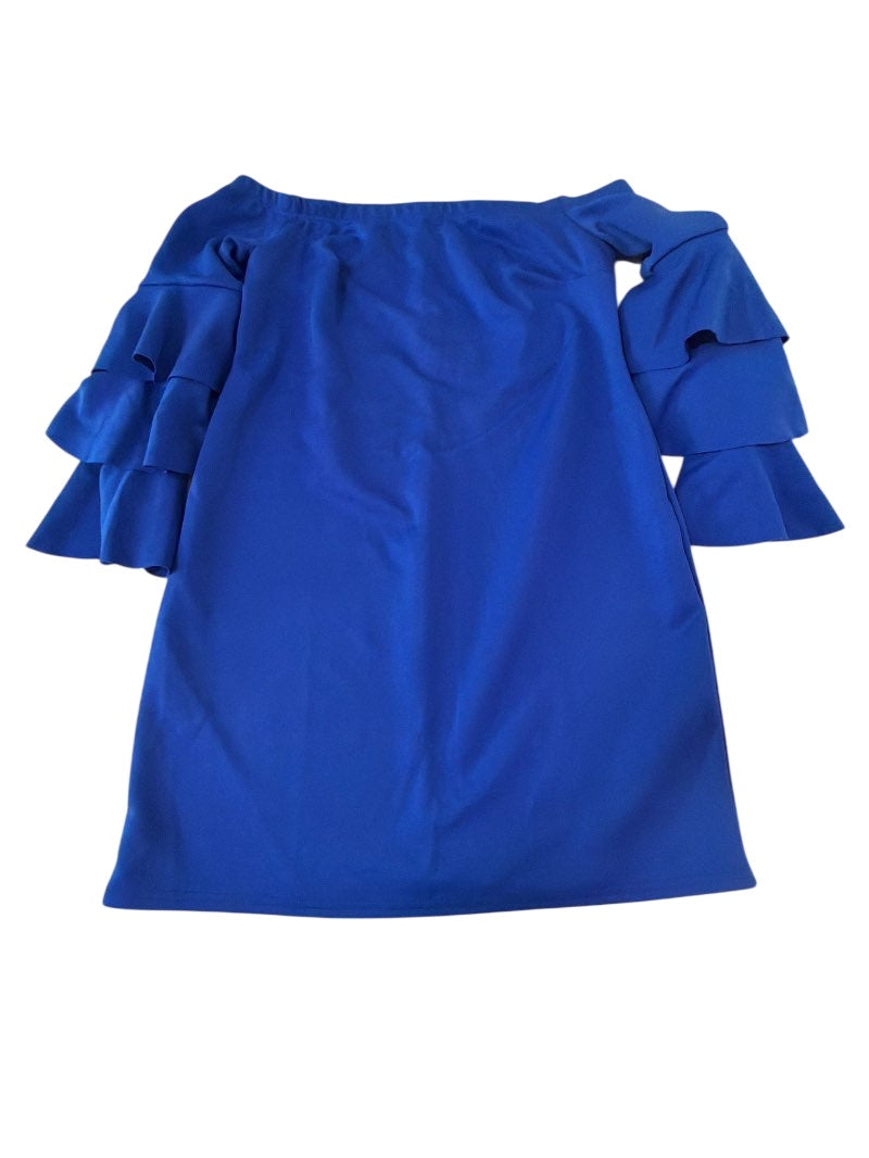 Club London Off-Shoulder Ruffle Dresses