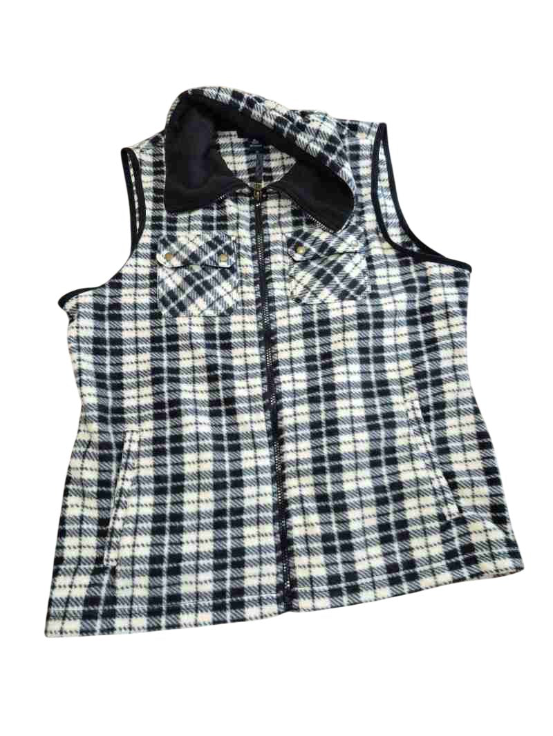 Chaps Plaid Sleeveless Outerwear