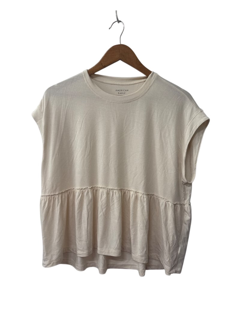 American Eagle Peplum Tee Short Sleeves