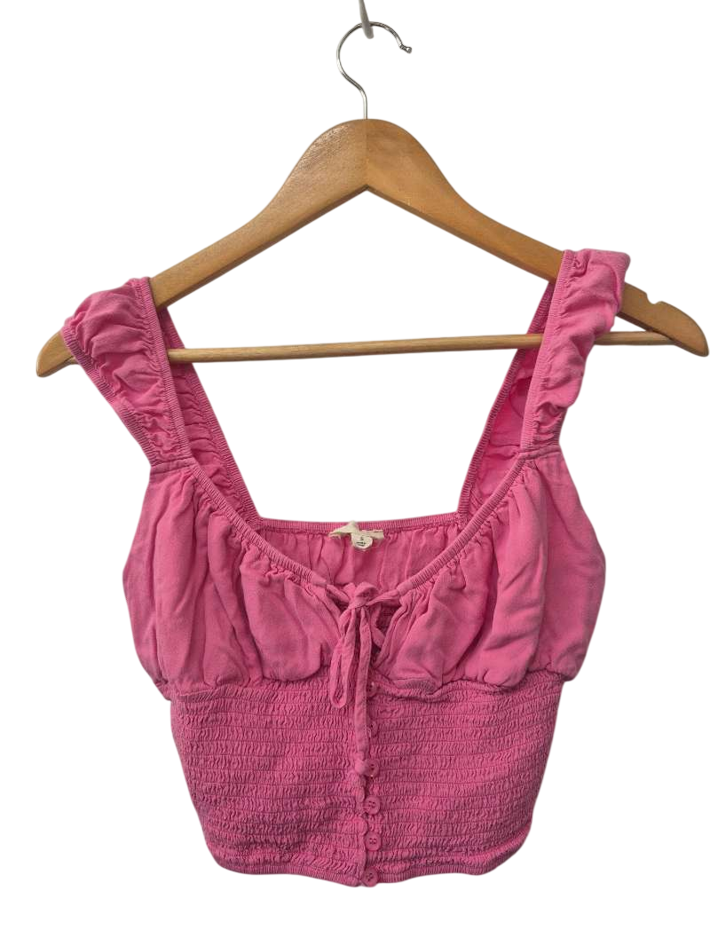 LA Hearts Ruched Cropped Tanks