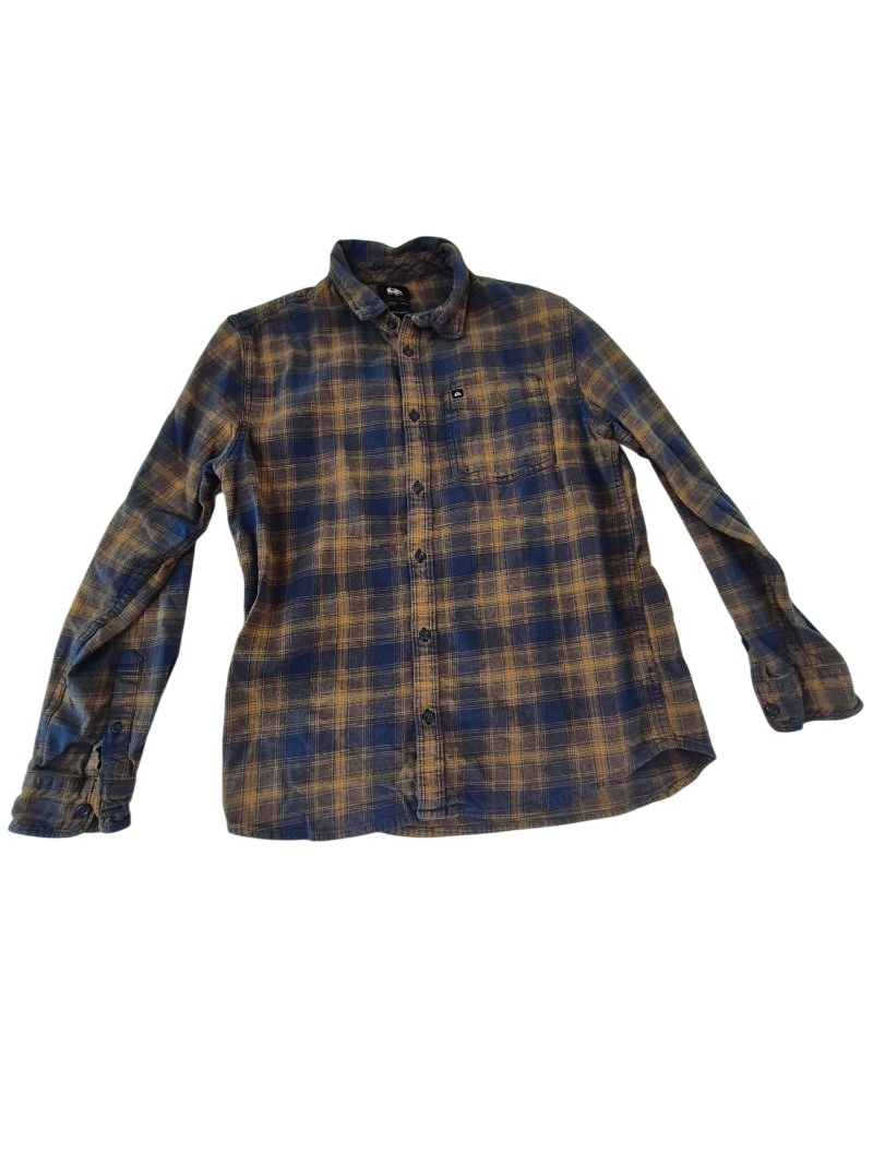 Quicksilver Plaid Button-Down Men's
