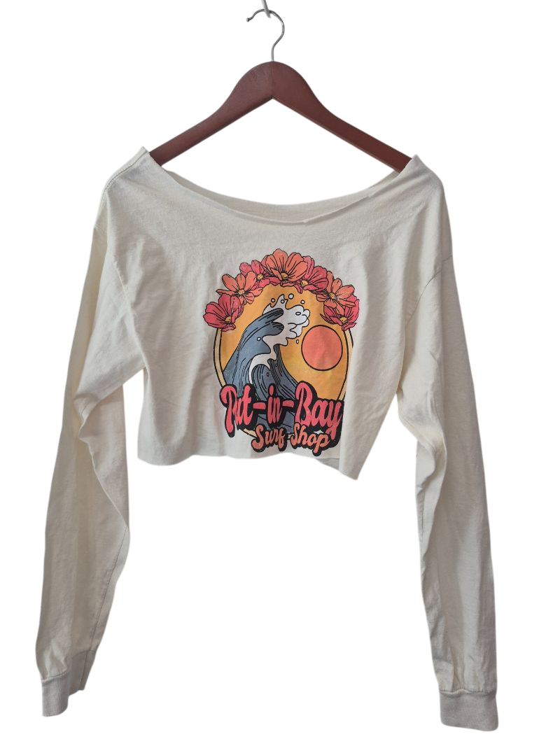 Cropped Graphic Long Sleeves