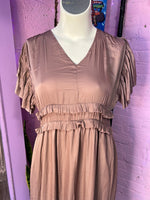 Purple Bohme Maxi Dress, XL