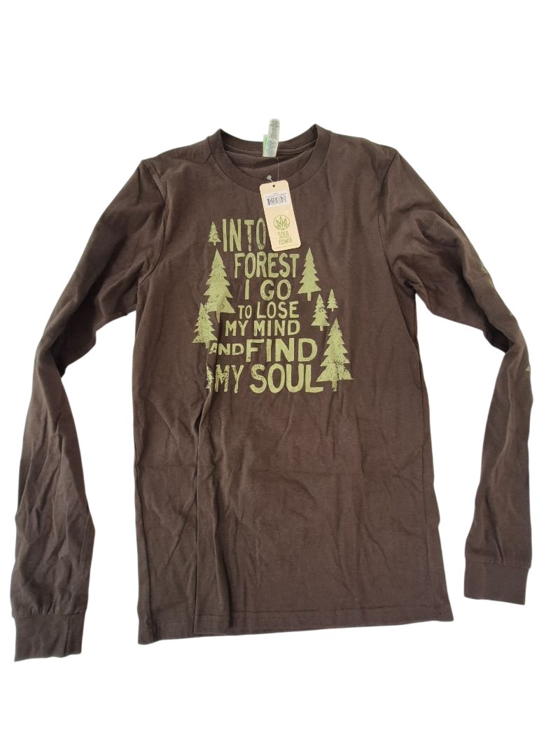 Soul Flower Crew Neck Long Sleeves
