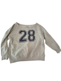 Goodie Two Sleeves Number Print Sweatshirt Long Sleeves