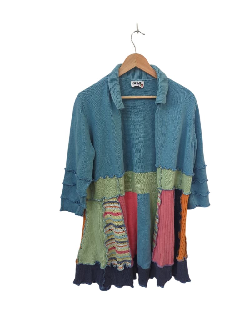 Bucura Patchwork Cardigan Long Sleeves