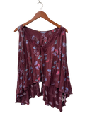 Free People Floral Hi-Low Tanks