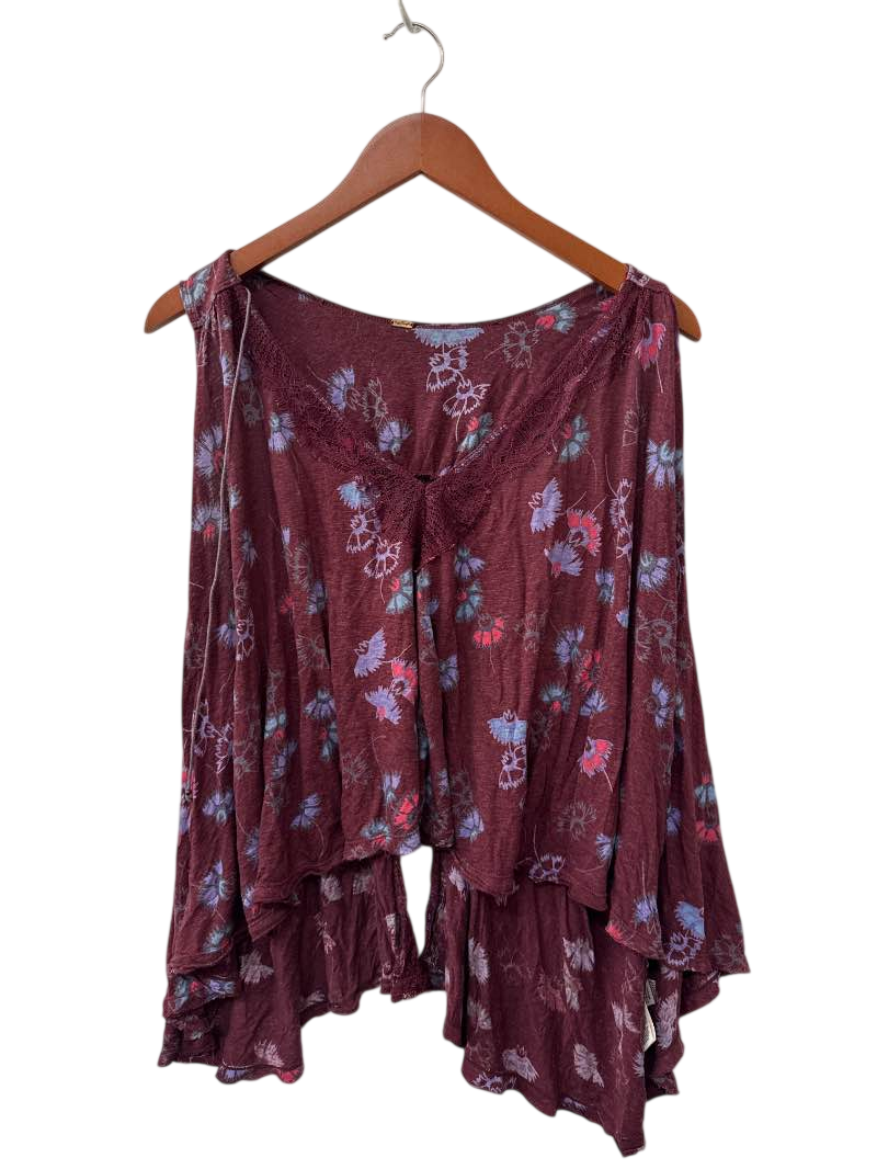 Free People Floral Hi-Low Tanks