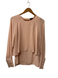 Who What Wear Layered Blouse Long Sleeves