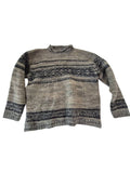 Structure Urban Wear Patterned Pullover Sweaters