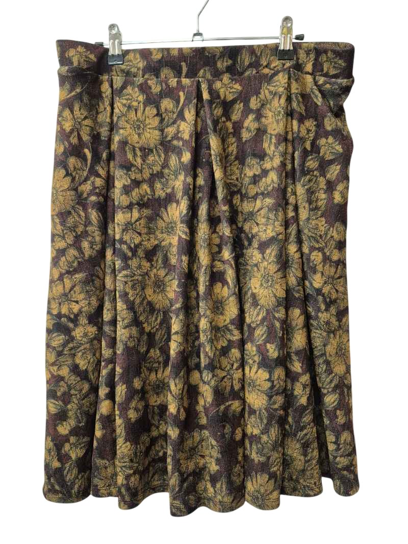 Lula Roe Floral Print Skirt