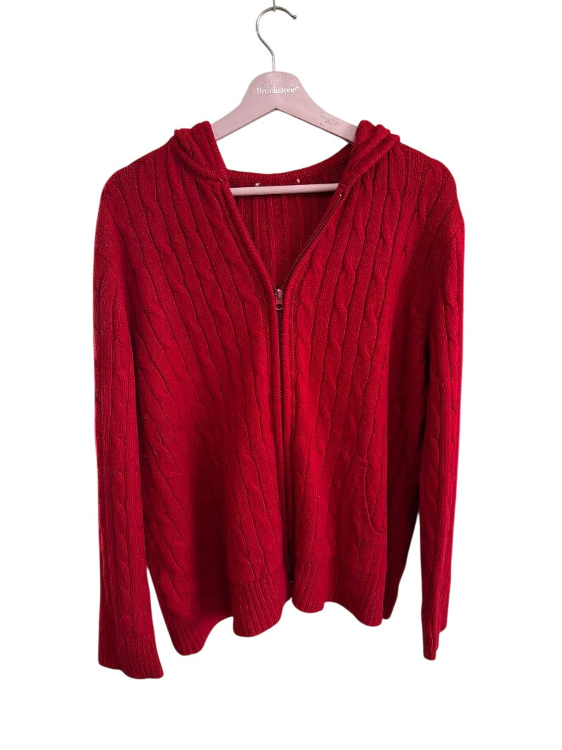 Cable Knit Hoodie Vintage
