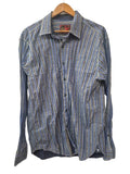 EQ Striped Button-Up Vintage