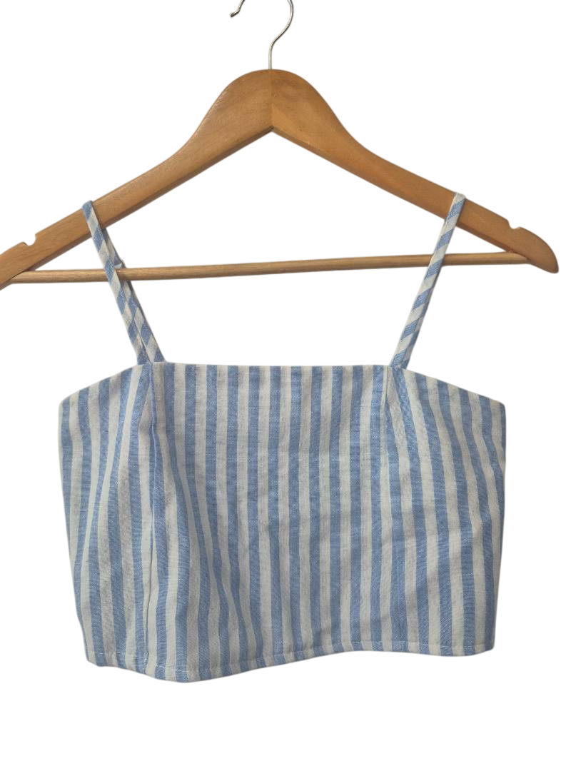 Shein Striped Crop Tank Tanks