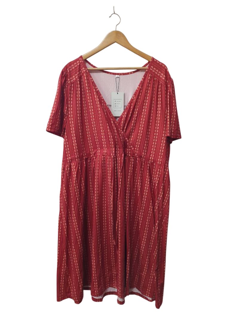 Fashion V-Neck Midi Dresses
