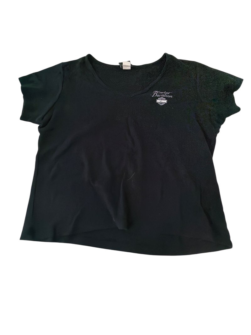 Harley Davidson V-Neck Tee Short Sleeves