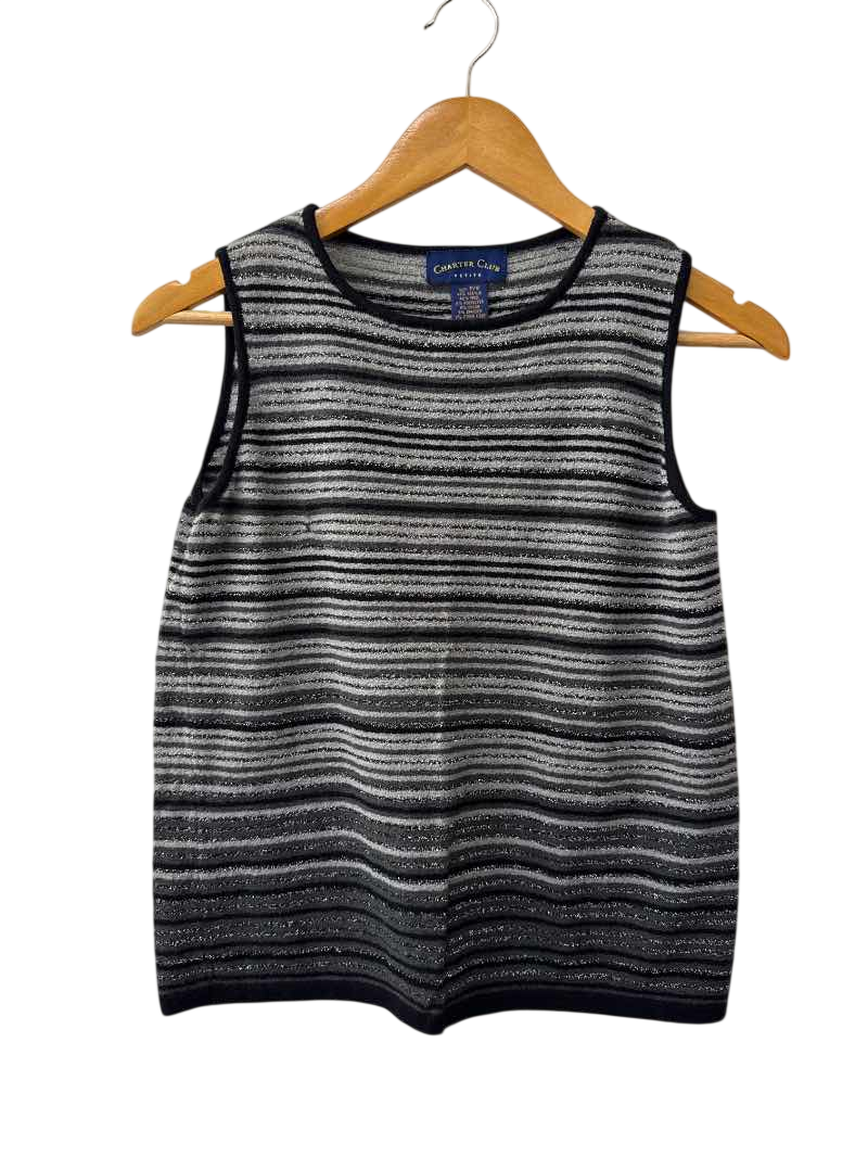 Charter Club Striped Tank Tanks