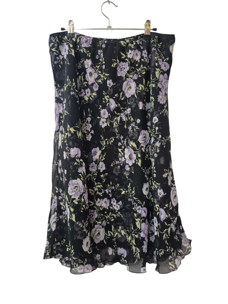 Dress Barn A-Line Floral Skirt
