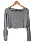 Dazy Cropped Crewneck Long Sleeves