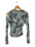 Zara Draped Top Long Sleeves