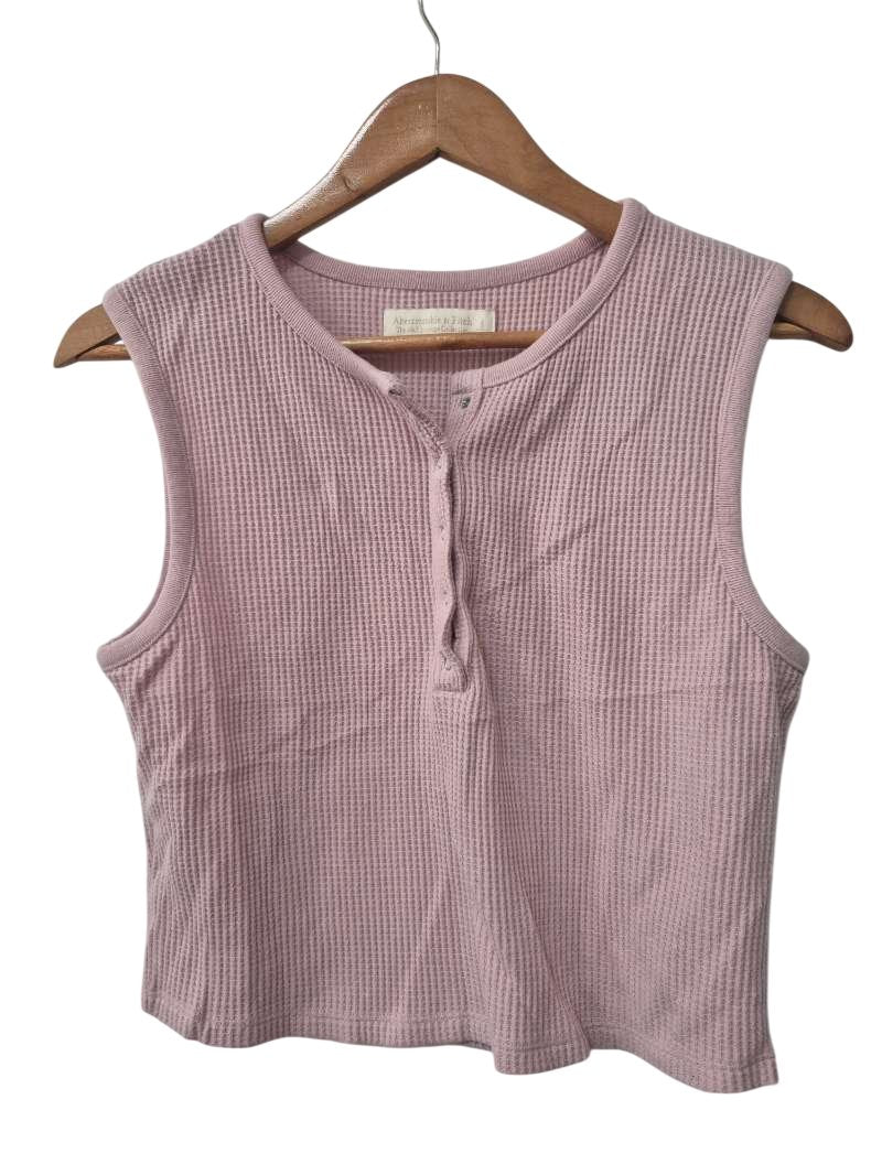 Aberceombie & Fitch Sleeveless Henley Tanks