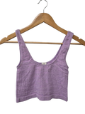 PAC Cares Textured Cropped Tanks