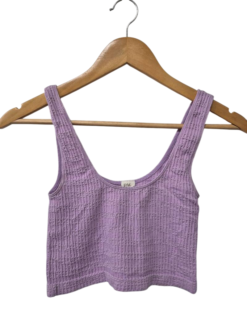 PAC Cares Textured Cropped Tanks