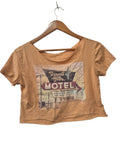 Graphic Crop Tee Short Sleeves